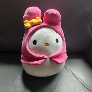 Squishmallows Sanrio Hello Kitty as My Melody Plush 8” Inch Limited Soft NWT